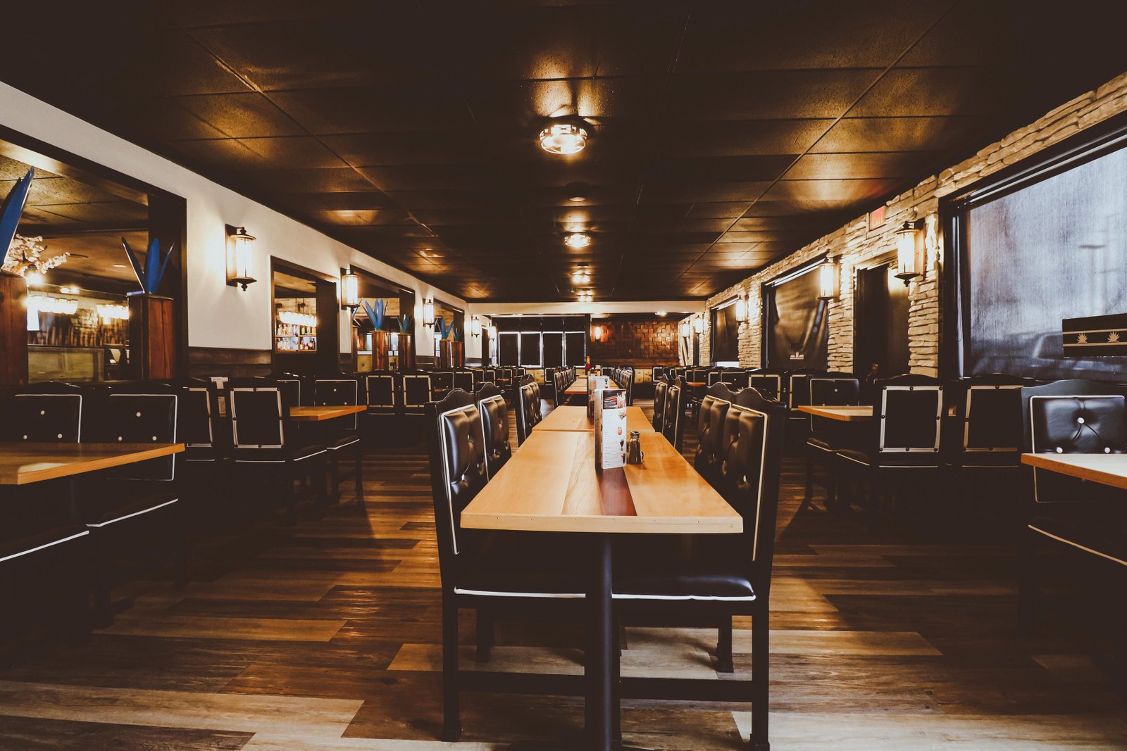 Dining booths at Tequila Fuego Longview