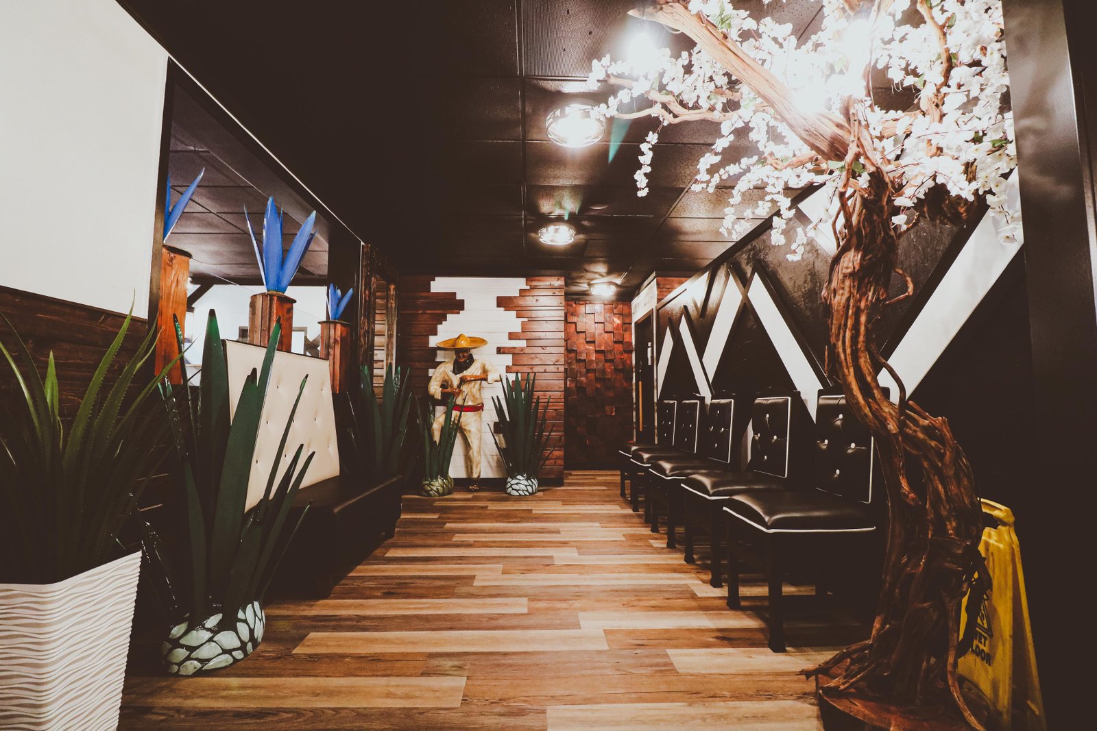 Interior ambiance at Tequila Fuego Mexican restaurant Longview